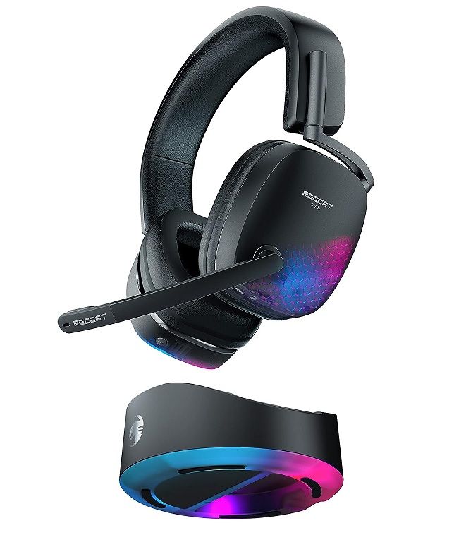 Roccat Syn Max Air Gaming Headset (Bluetooth, 2.4GHz, USB) 113 ...