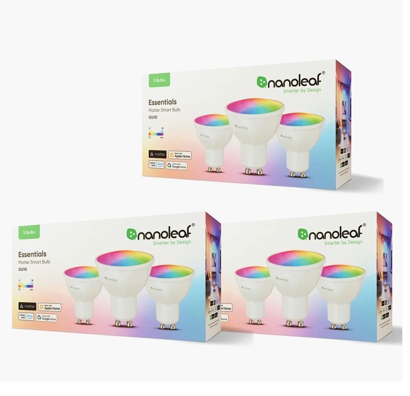 Nanoleaf Matter Thread GU10 Smart Bulbs (12 Pack) - Lagonika.gr